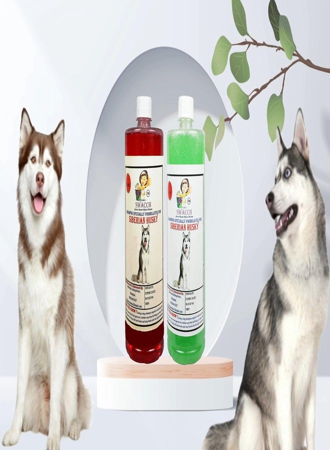 Swacch Shampoo Specially Formulated for Siberian Husky (1 Litre) (Combo Pack of 2) Jasmine & Neem Alovera - Image 2